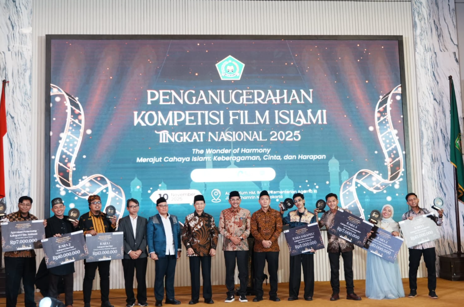 Menag Apresiasi Kreativitas Generasi Muda di Kompetisi Film Islami 2025, Berikut ini Daftar Pemenangnya!